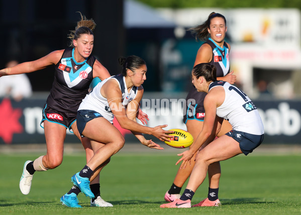 AFLW 2024 Round 05 - Port Adelaide v Carlton - A-54472498