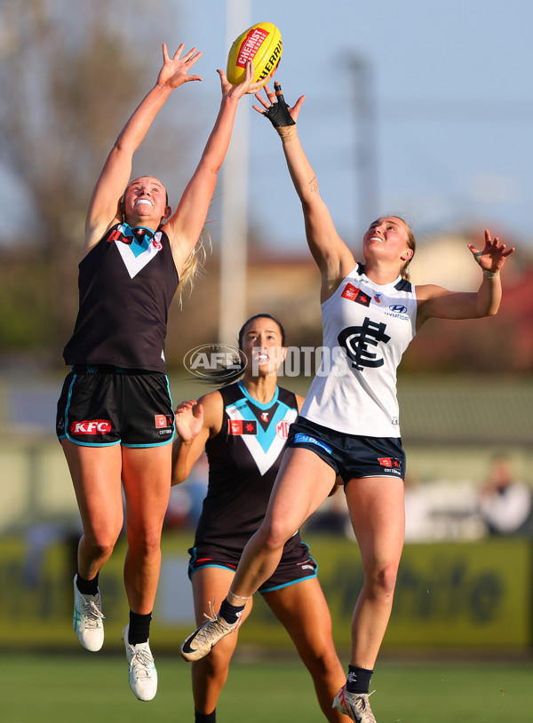 AFLW 2024 Round 05 - Port Adelaide v Carlton - A-54472503