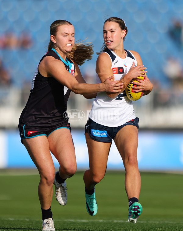 AFLW 2024 Round 05 - Port Adelaide v Carlton - A-54472749