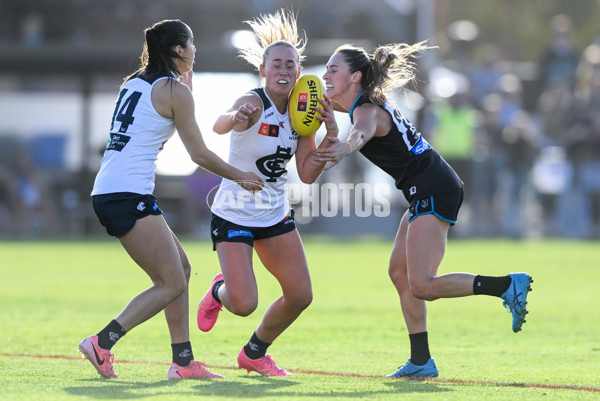 AFLW 2024 Round 05 - Port Adelaide v Carlton - A-54472804