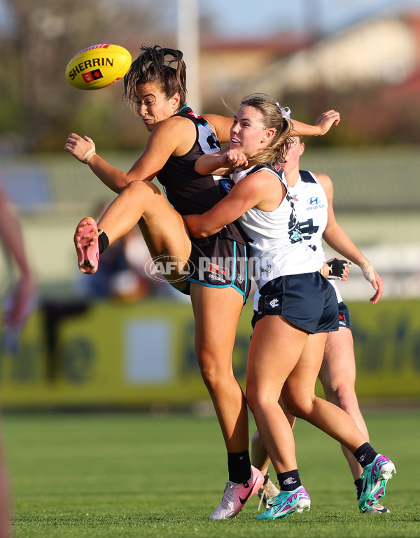 AFLW 2024 Round 05 - Port Adelaide v Carlton - A-54472806