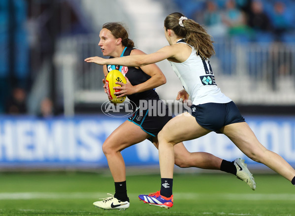 AFLW 2024 Round 05 - Port Adelaide v Carlton - A-54478025