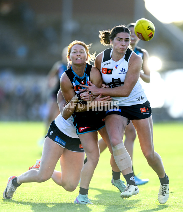 AFLW 2024 Round 05 - Port Adelaide v Carlton - A-54481322