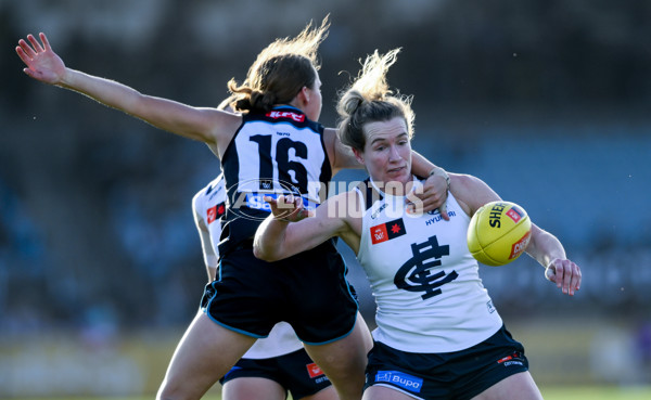 AFLW 2024 Round 05 - Port Adelaide v Carlton - A-54481396