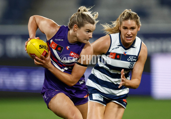 AFLW 2024 Round 06 - Geelong v Fremantle - A-54491323