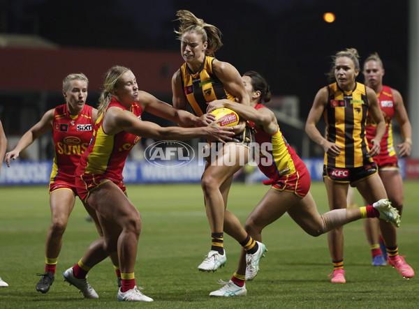 AFLW 2024 Round 06 - Hawthorn v Gold Coast - A-54616611