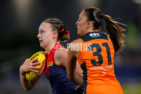 AFLW 2024 Round 06 - Melbourne v GWS - A-54879731