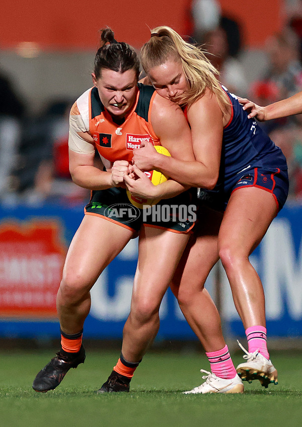 AFLW 2024 Round 06 - Melbourne v GWS - A-54879751