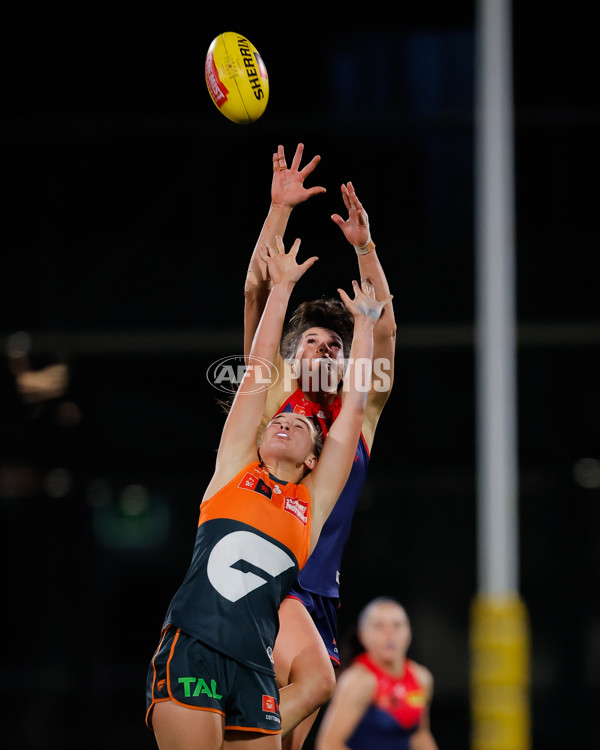 AFLW 2024 Round 06 - Melbourne v GWS - A-54911119