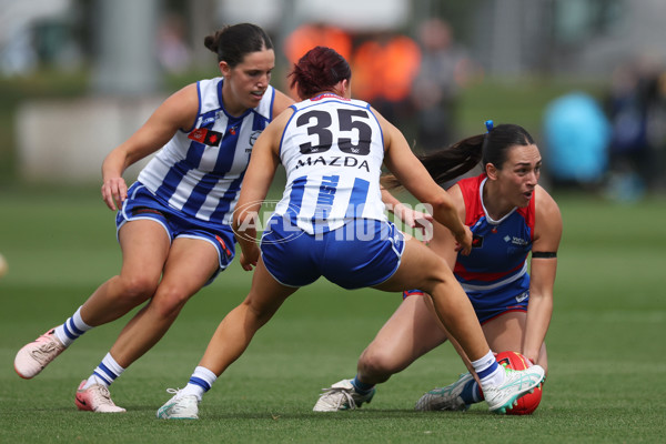 AFLW 2024 Round 06 - North Melbourne v Western Bulldogs - A-55091128