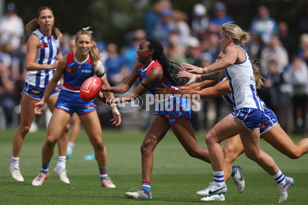 AFLW 2024 Round 06 - North Melbourne v Western Bulldogs - A-55091132