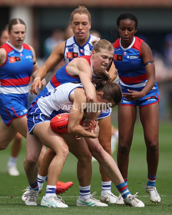 AFLW 2024 Round 06 - North Melbourne v Western Bulldogs - A-55092803