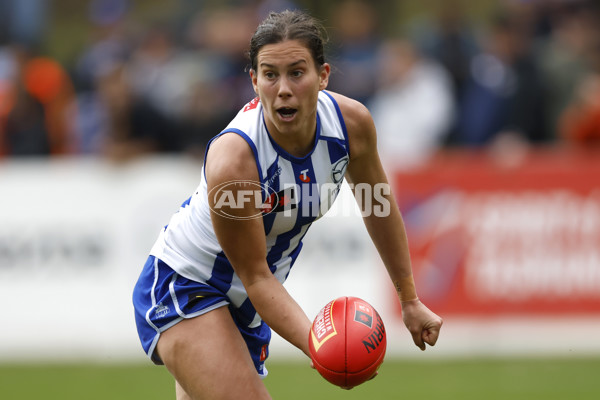 AFLW 2024 Round 06 - North Melbourne v Western Bulldogs - A-55095012