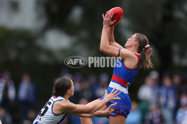 AFLW 2024 Round 06 - North Melbourne v Western Bulldogs - A-55098409