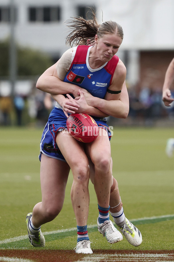 AFLW 2024 Round 06 - North Melbourne v Western Bulldogs - A-55099866