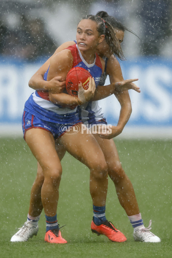 AFLW 2024 Round 06 - North Melbourne v Western Bulldogs - A-55099917