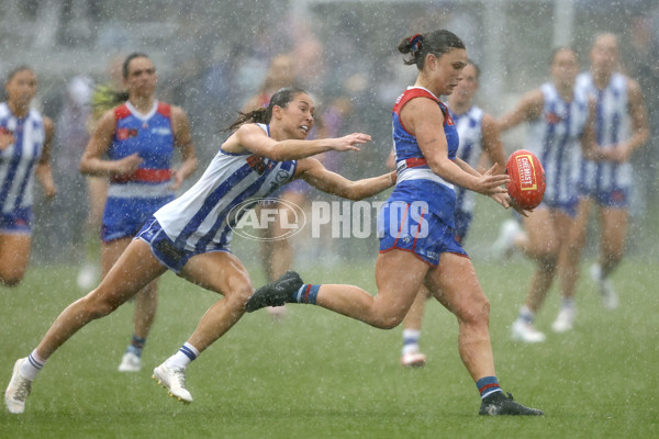 AFLW 2024 Round 06 - North Melbourne v Western Bulldogs - A-55099923