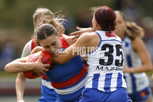 AFLW 2024 Round 06 - North Melbourne v Western Bulldogs - A-55102888