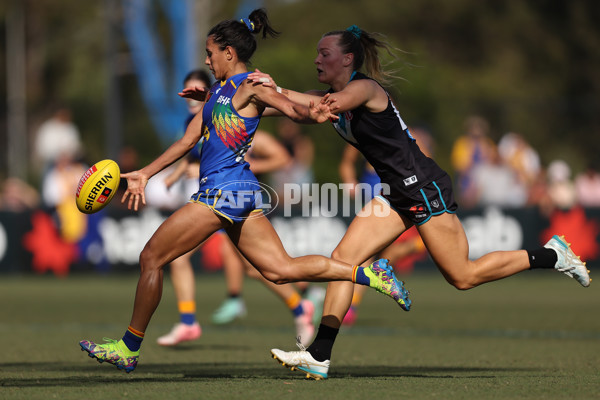 AFLW 2024 Round 06 - West Coast v Port Adelaide - A-55104083