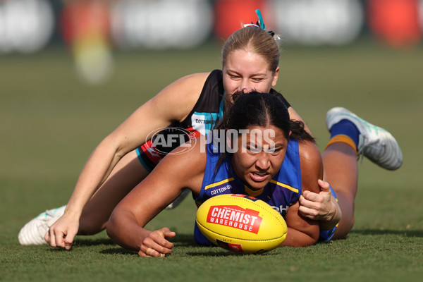 AFLW 2024 Round 06 - West Coast v Port Adelaide - A-55108862