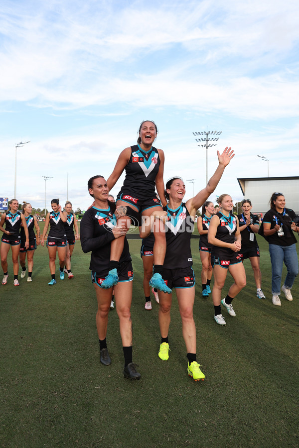 AFLW 2024 Round 06 - West Coast v Port Adelaide - A-55108916