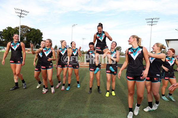 AFLW 2024 Round 06 - West Coast v Port Adelaide - A-55108926