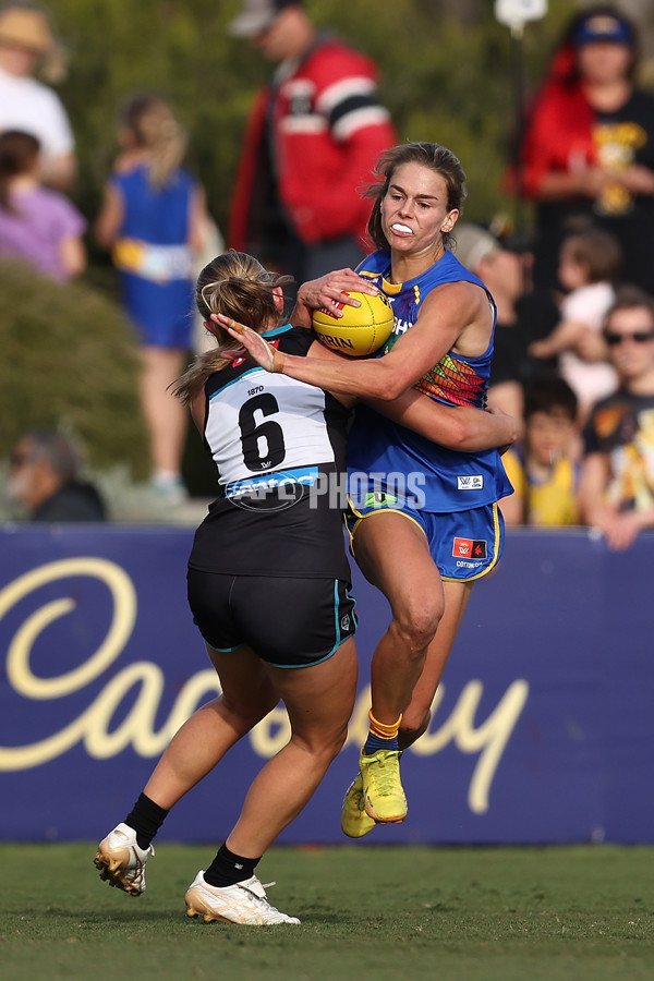 AFLW 2024 Round 06 - West Coast v Port Adelaide - A-55109769