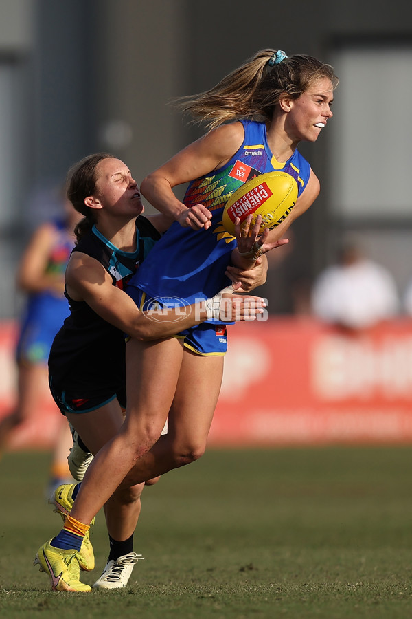 AFLW 2024 Round 06 - West Coast v Port Adelaide - A-55109776