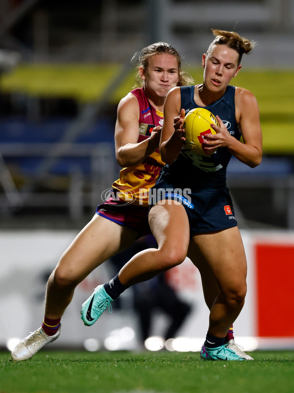 AFLW 2024 Round 06 - Carlton v Brisbane - A-55111639