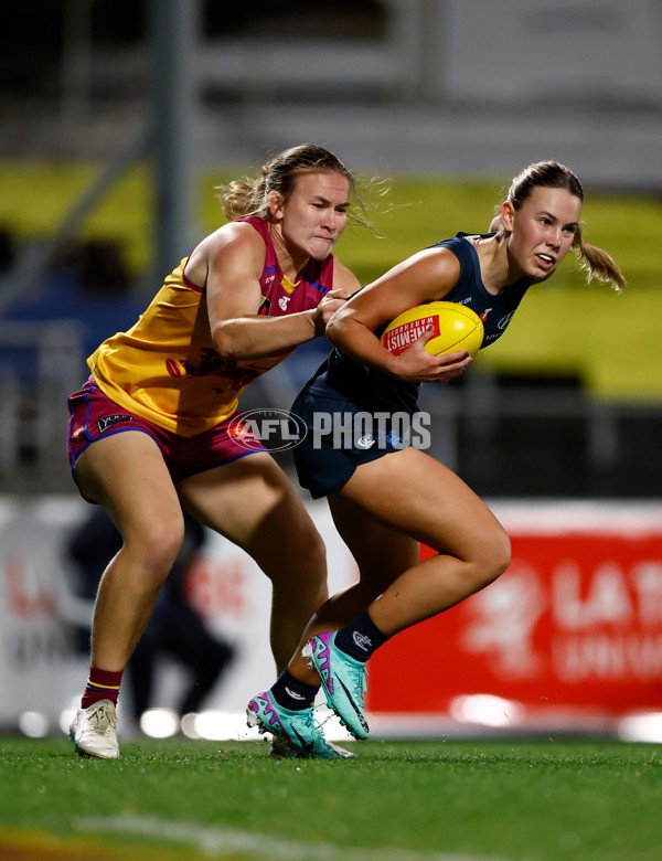 AFLW 2024 Round 06 - Carlton v Brisbane - A-55112329