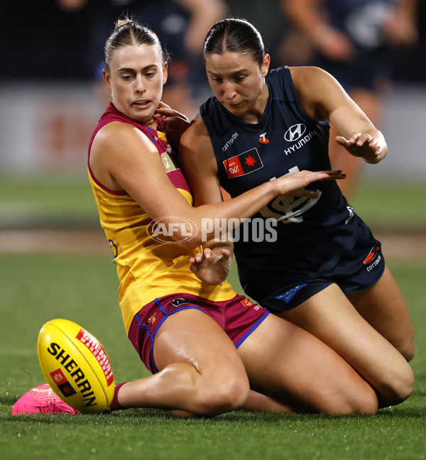 AFLW 2024 Round 06 - Carlton v Brisbane - A-55114702