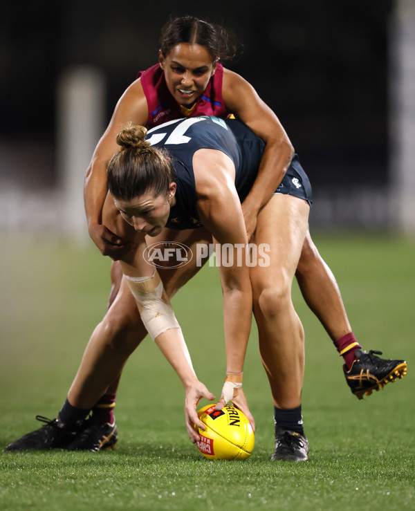 AFLW 2024 Round 06 - Carlton v Brisbane - A-55117363