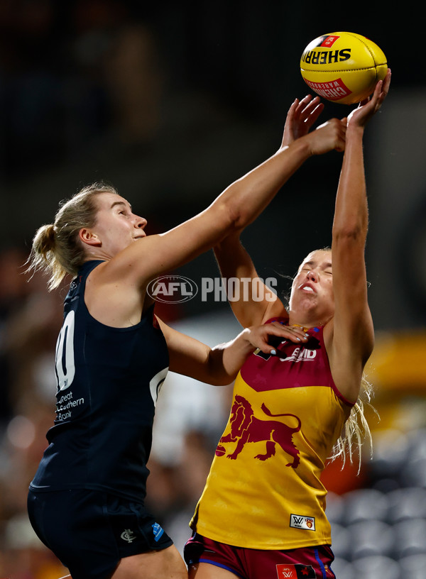 AFLW 2024 Round 06 - Carlton v Brisbane - A-55117406