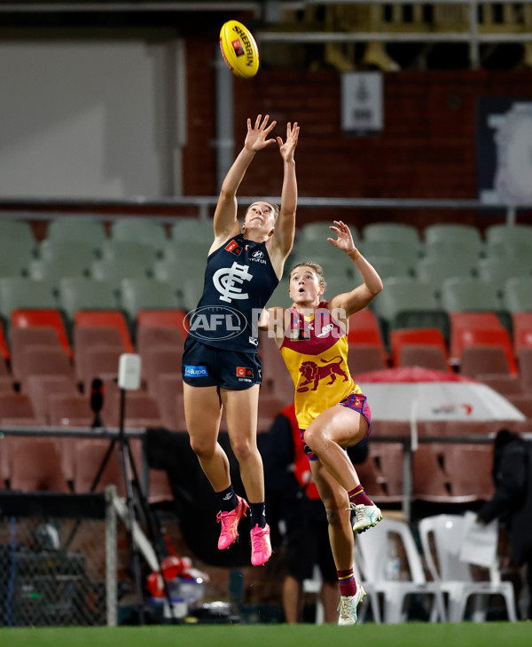 AFLW 2024 Round 06 - Carlton v Brisbane - A-55117407