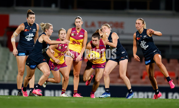 AFLW 2024 Round 06 - Carlton v Brisbane - A-55117623