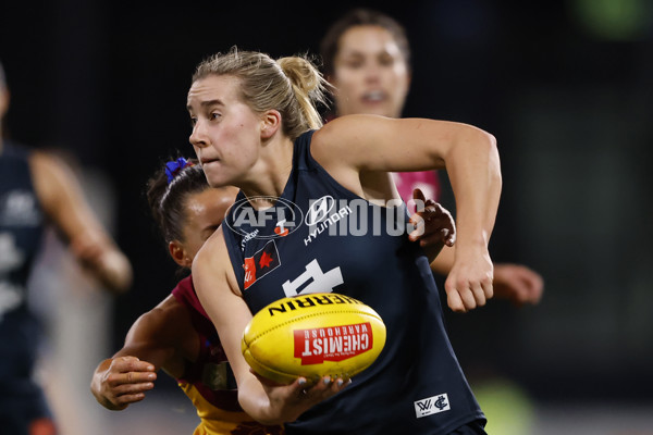 AFLW 2024 Round 06 - Carlton v Brisbane - A-55117654