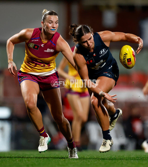 AFLW 2024 Round 06 - Carlton v Brisbane - A-55117698