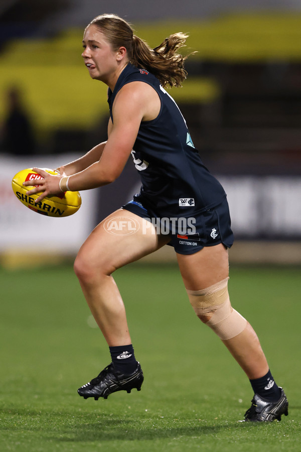 AFLW 2024 Round 06 - Carlton v Brisbane - A-55119974