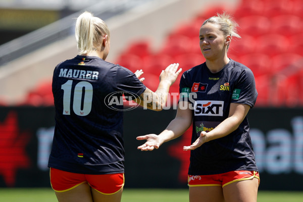 AFLW 2024 Round 06 - Gold Coast v Essendon - A-55123817