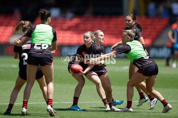 AFLW 2024 Round 06 - Gold Coast v Essendon - A-55123873