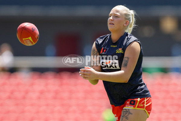 AFLW 2024 Round 06 - Gold Coast v Essendon - A-55125725