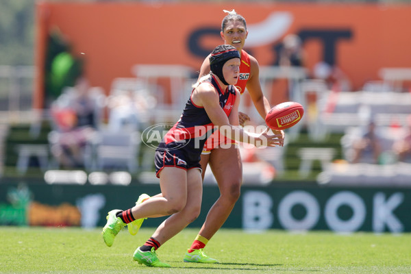 AFLW 2024 Round 06 - Gold Coast v Essendon - A-55125751