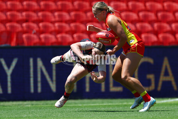 AFLW 2024 Round 06 - Gold Coast v Essendon - A-55126417