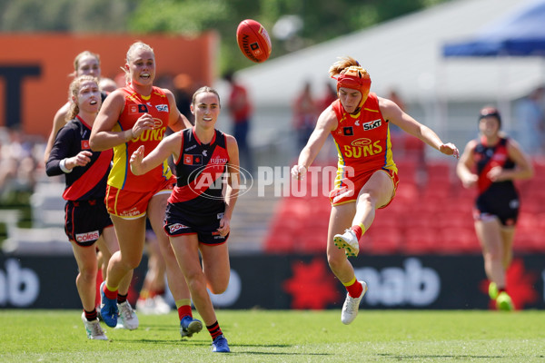 AFLW 2024 Round 06 - Gold Coast v Essendon - A-55126491