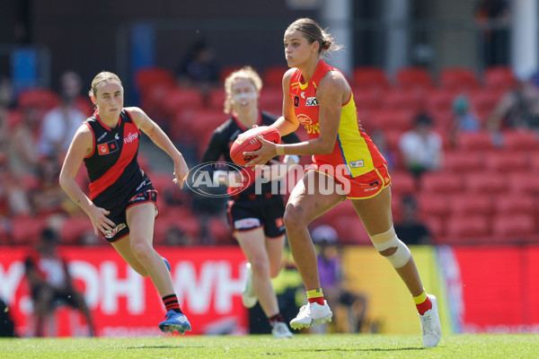 AFLW 2024 Round 06 - Gold Coast v Essendon - A-55126492