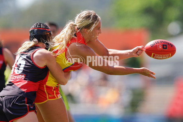 AFLW 2024 Round 06 - Gold Coast v Essendon - A-55129224