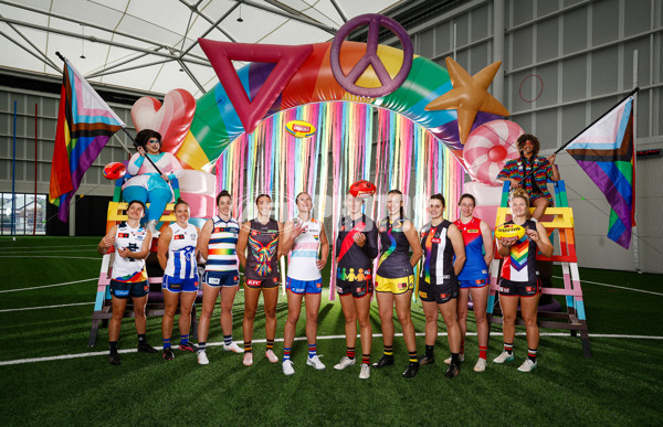 AFLW 2024 Media - Pride Round Launch - A-55186243