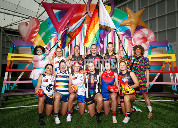 AFLW 2024 Media - Pride Round Launch - A-55189733