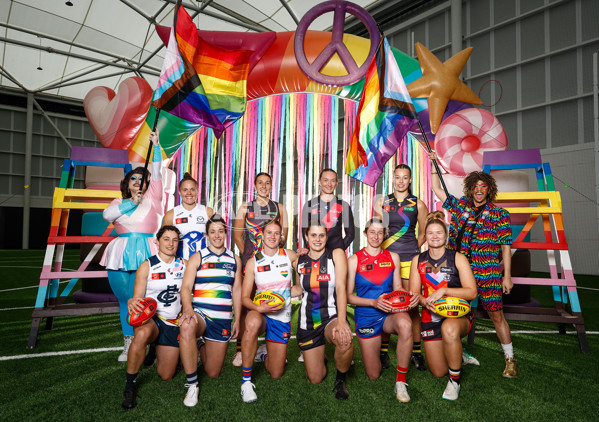 AFLW 2024 Media - Pride Round Launch - A-55189735