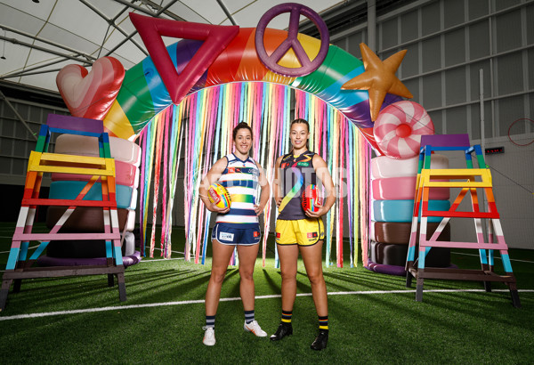 AFLW 2024 Media - Pride Round Launch - A-55189749